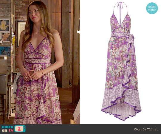 Marc Jacobs Ruffled Halterneck Dress worn by Liza Miller (Sutton Foster) on Younger