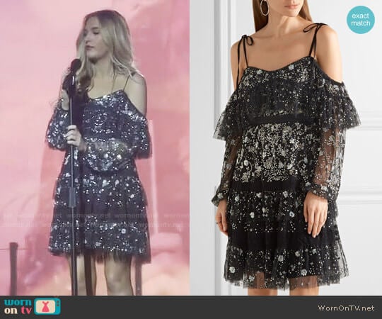 Needle & Thread Supernova Dress worn by Maddie Jaymes (Lennon Stella) on Nashville
