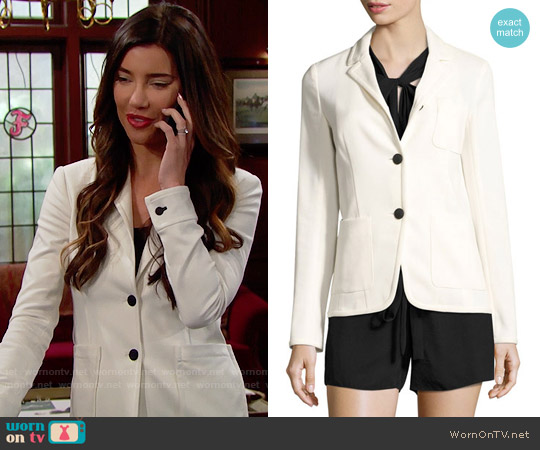 Rag & Bone Redgrave Jacket worn by Steffy Forrester (Jacqueline MacInnes Wood) on The Bold and the Beautiful