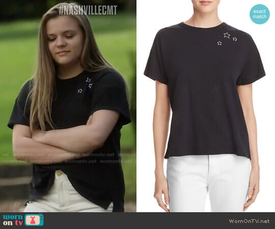 Rag & Bone Vintage Crewneck Tee worn by Daphne Conrad (Maisy Stella) on Nashville