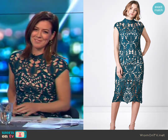 Rodeo Show Zara Sheath Dress worn by Gorgi Coghlan on The Project