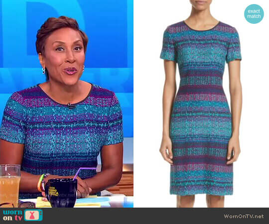 St. John Collection Ellah Dress worn by Robin Roberts on Good Morning America