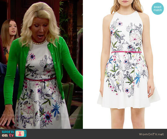 Ted Baker Samm Dress in Passion Flower worn by Pamela Douglas (Alley Mills) on The Bold and the Beautiful