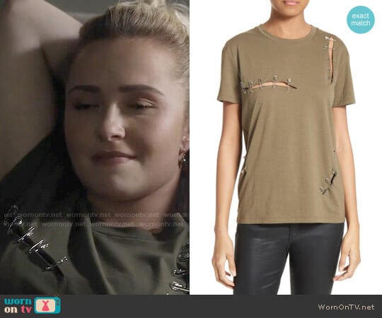 The Kooples Safety Pin Tee worn by Juliette Barnes (Hayden Panettiere) on Nashville