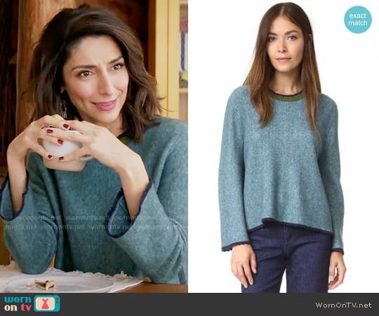 3.1 Phillp Lim Long Sleeve Crew Neck Sweater worn by Delia (Necar Zadegan) on Girlfriends Guide to Divorce