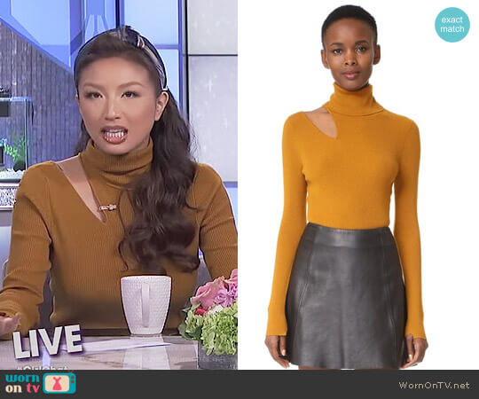 A.L.C. Kara Sweater worn by Jeannie Mai on The Real