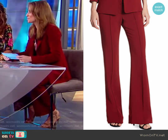 A.L.C. Lawrence Flare Pants worn by Jedediah Bila on The View
