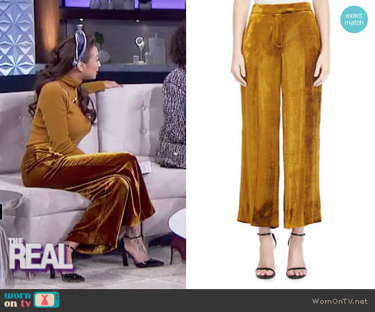 A.L.C. Robbie Pants worn by Jeannie Mai on The Real