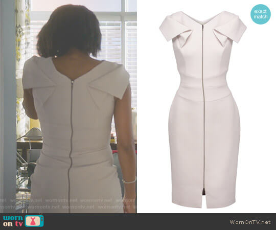 Antonio Berardi Stretch-crepe dress worn by Mary Jane Paul (Gabrielle Union) on Being Mary Jane