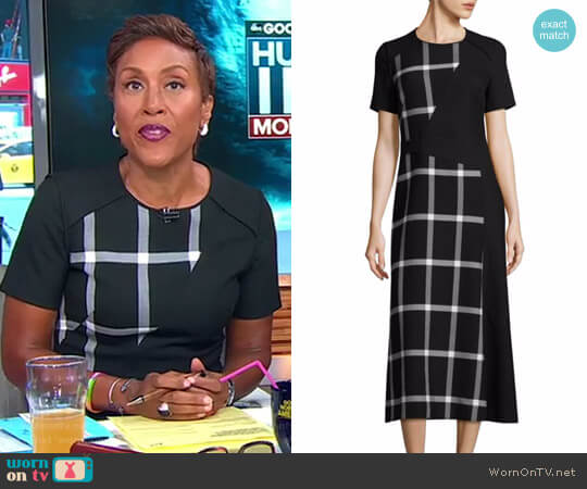BOSS Dilarea A-Line Dress worn by Robin Roberts on Good Morning America