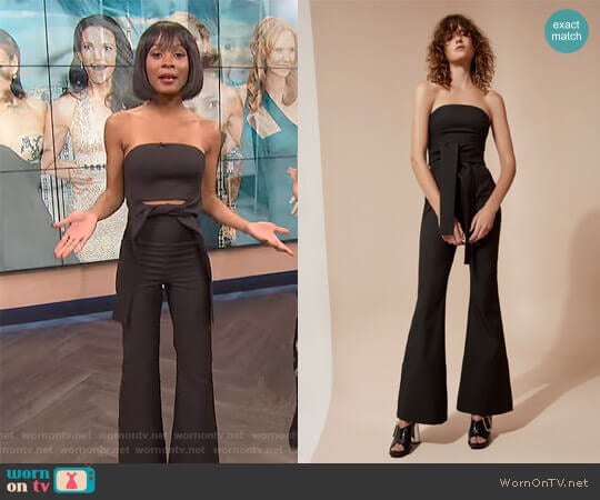 C/Meo Collective We Woke Up Pant worn by Zuri Hall on E! News