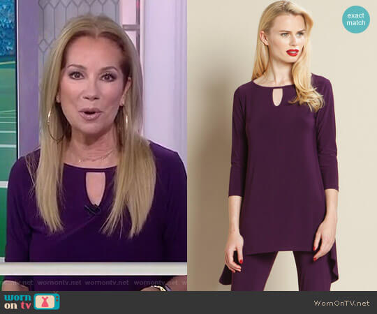 Clara Sunwoo Keyhole Front Tunic worn by Kathie Lee Gifford on Today