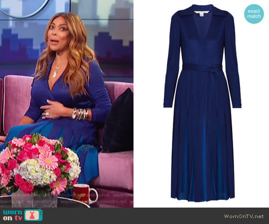Diane von Furstenberg Stevie Dress worn by Wendy Williams on The Wendy Williams Show
