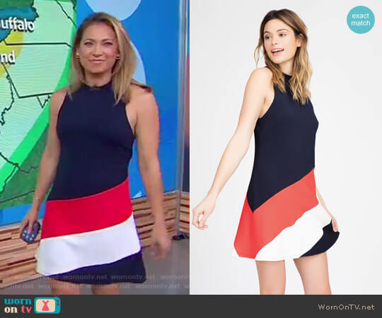 Hutch Ava Dress worn by Ginger Zee on Good Morning America