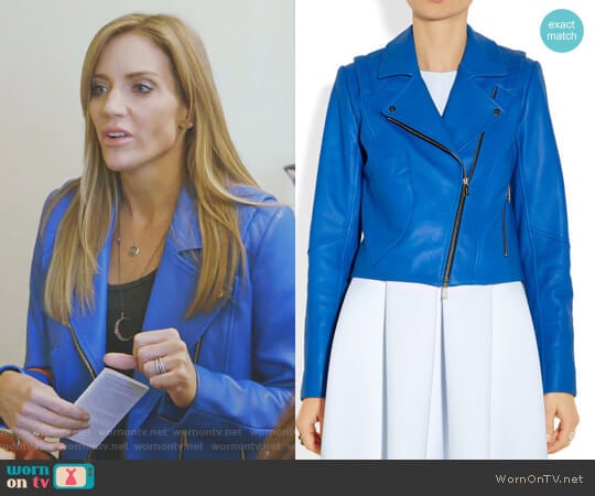 Jason Wu Biker Jacket worn by Cary Deuber on The Real Housewives of Dallas