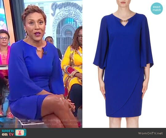 Joseph Ribkoff Knee length Dress worn by Robin Roberts on Good Morning America
