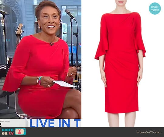 Joseph Ribkoff Dress Style 173411 worn by Robin Roberts on Good Morning America