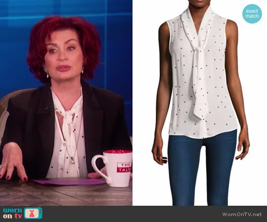 LAgence Natalia Star Top worn by Sharon Osbourne on The Talk