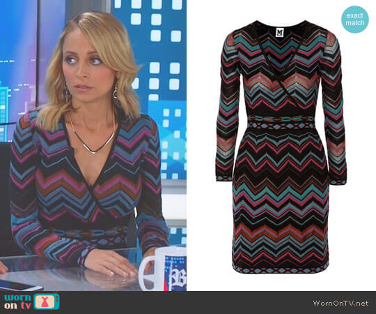 M Missoni Wrap Effect Chevron Knit Dress worn by Portia Scott-Griffith (Nicole Richie) on Great News