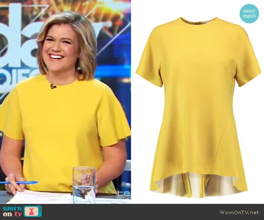 Rebecca Vallance Breakers crepe top