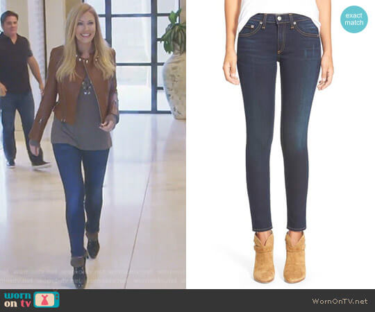 Rag & Bone Skinny Stretch Jeans worn by Stephanie Hollman on The Real Housewives of Dallas