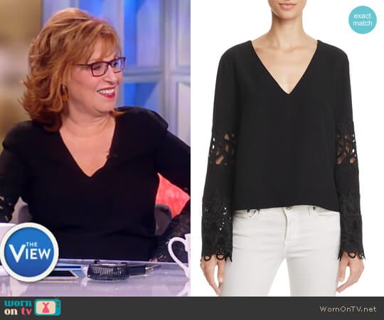 Ramy Brook Lace Bell Sleeve Top worn by Joy Behar on The View
