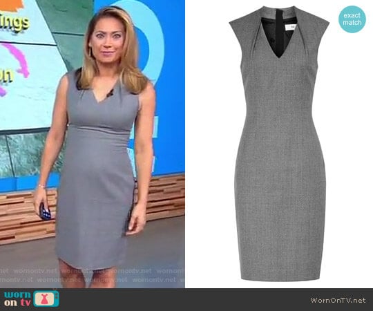 Reiss Austin Tailored Dress worn by Ginger Zee on Good Morning America