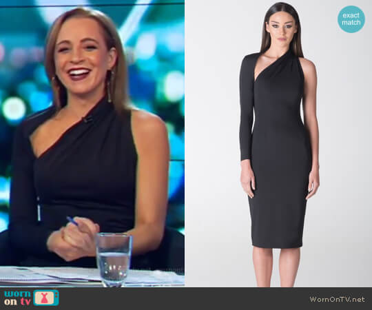 Santina Nicole Sienna One Shoulder Dress worn by Carrie Bickmore on The Project