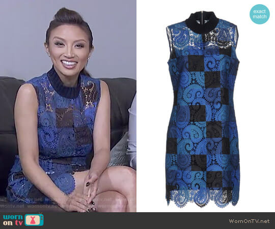 Sea Lace Dress worn by Jeannie Mai on The Real