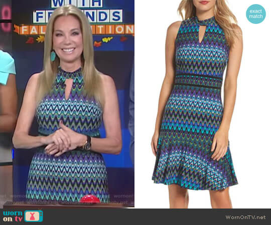 Taylor Dresses Sleeveless Jersey Sheath Dress worn by Kathie Lee Gifford on Today