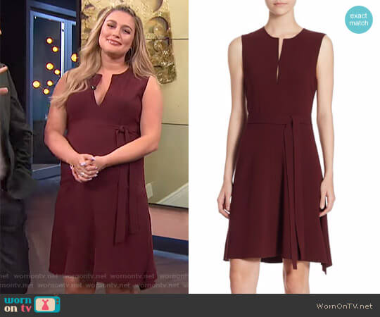 Theory Desza Crepe Dress worn by Carissa Loethen Culiner on E! News