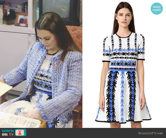 Yigal Azrouel Knit Fit & Flare Dress worn by D’Andra Simmons on The Real Housewives of Dallas