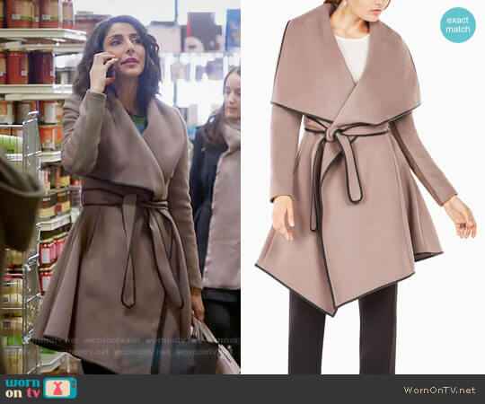 Bcbgmaxazria Cameron Coat worn by Delia (Necar Zadegan) on Girlfriends Guide to Divorce
