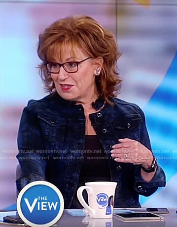Joy’s blue denim jacket on The View