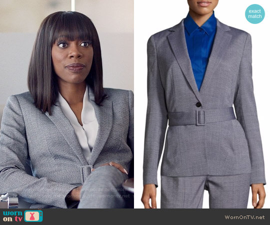 Boss Jalesa Wool Jacket worn by Molly Carter (Yvonne Orji) on Insecure