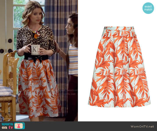 H&M Patterned Skirt worn by Kimmy Gibbler (Andrea Barber) on Fuller House