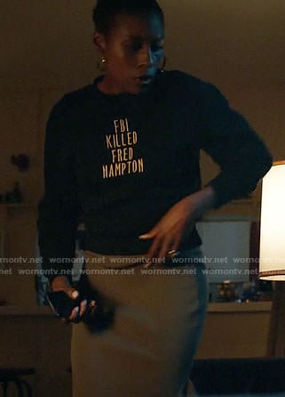 Issa’s ‘FBI Killed Fred Hampton’ Sweater on Insecure