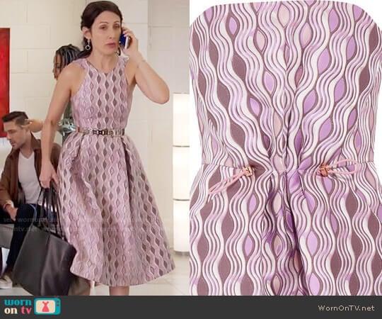 by Mary Katrantzou worn by Abby McCarthy (Lisa Edelstein) on Girlfriends Guide to Divorce