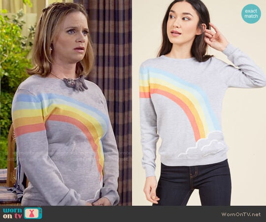 Sugarhill Boutique Keep Under Color Sweater worn by Kimmy Gibbler (Andrea Barber) on Fuller House