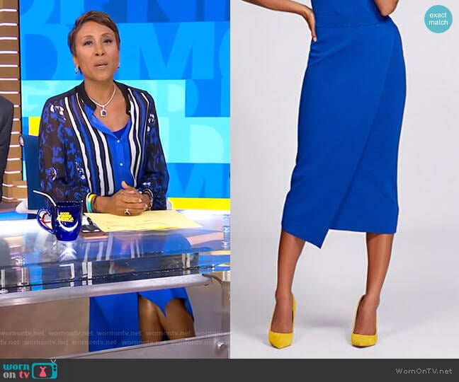 New York & Company Knit Pencil Skirt - Gabrielle Union Collection worn by Robin Roberts on Good Morning America