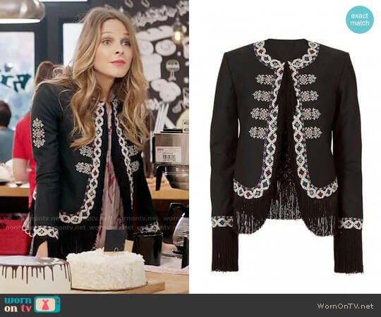 Talitha Zoe Jacket worn by Phoebe Wells (Beau Garrett) on Girlfriends Guide to Divorce