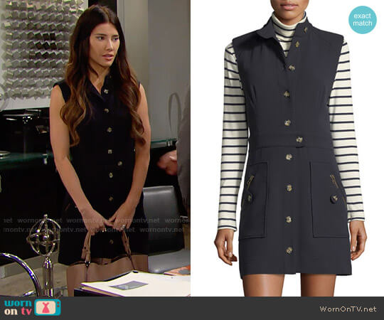 Veronica Beard Leigh Dress worn by Steffy Forrester (Jacqueline MacInnes Wood) on The Bold and the Beautiful