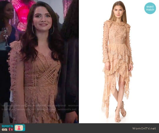 Zimmermann Bowerbird Romance Mini Dress worn by Jane Sloan (Katie Stevens) on The Bold Type