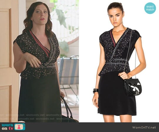 3.1 Phillip Lim Cascade Neckband Dress worn by Rebecca Bunch (Rachel Bloom) on Crazy Ex-Girlfriend