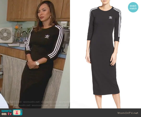 Adidas Originals 3-Stripes Dress worn by Kelly Dodd on The Real Housewives of Orange County