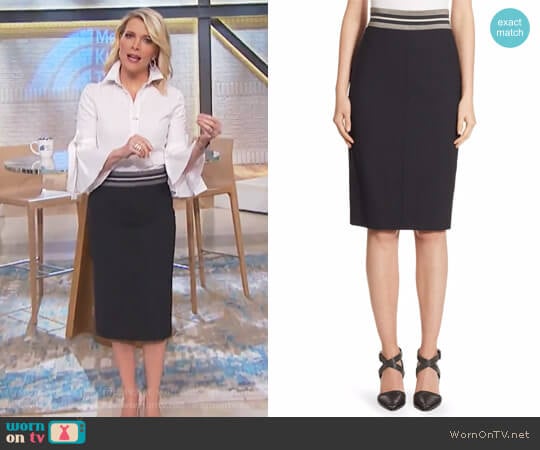 Brunello Cucinelli Wool Pencil Skirt worn by Megyn Kelly on Today