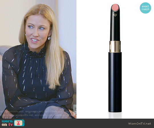 Cle de Peau Beaute Enriched Lip Luminizer - Ginger Cookie 216 worn by Stephanie Hollman on The Real Housewives of Dallas