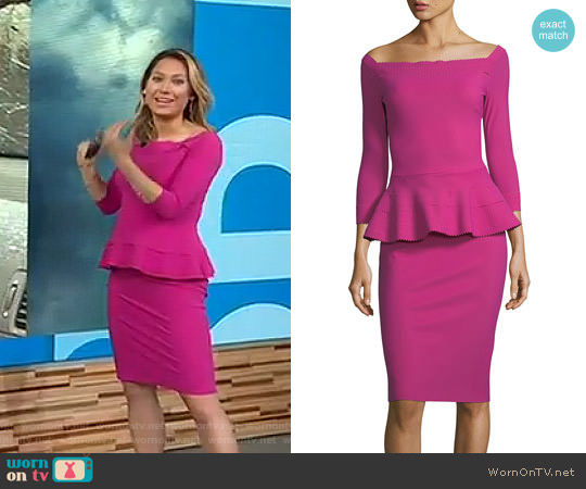La Petite Robe di Chiara Boni Sina Dress worn by Ginger Zee on Good Morning America