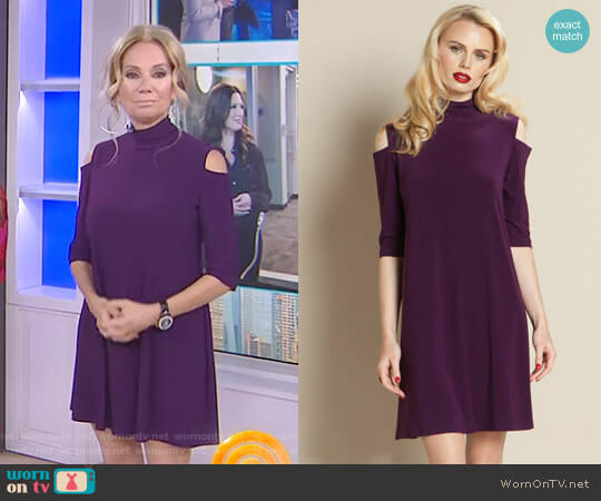 Clara Sunwoo Cold Shoulder Dress worn by Kathie Lee Gifford on Today