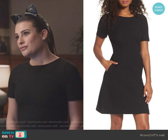 French Connection Dixie Fit & Flare Dress worn by Valentina Barella (Lea Michele) on The Mayor